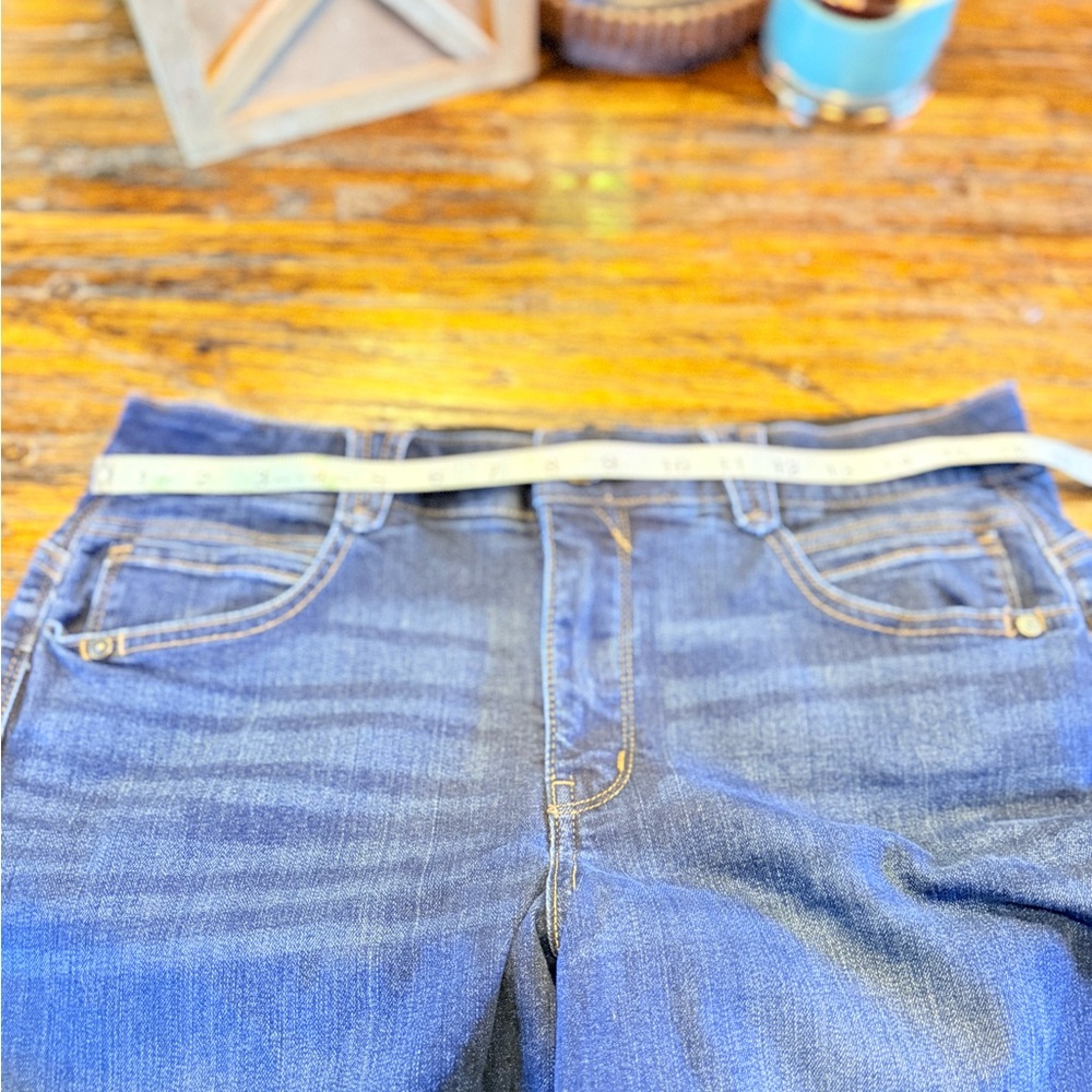 Democracy Classic Blue Women's Blue Jeans 12p Petite “Ab”Solution - Picture 6 of 16